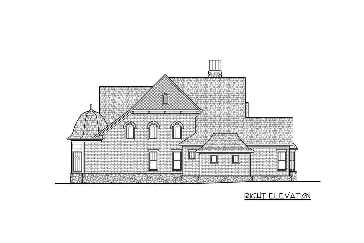 Plan 9318EL: Classic Shingle Style Home Plan - Image #8 - Coastal, Shingle