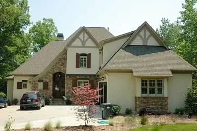 European House Plan with a Large Screened Porch