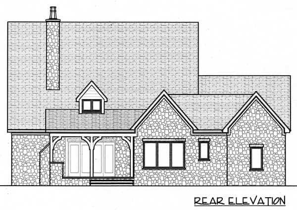 Plan 9399EL: English Manor House Plan with 2 Separate Garages - Image #4 - Cottage, European