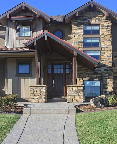 Plan 95003RW: Enormous Great Room - Image #5 - Craftsman, Mountain, Northwest, Rustic