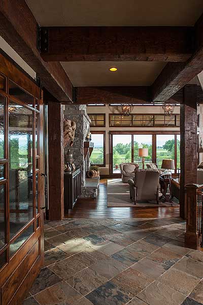 Plan 95012RW: 5002 Square Foot Mountain Craftsman House Plan with Lower Level Expansion - Image #6 - Craftsman, Mountain, Rustic, Transitional