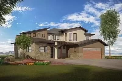 Master Up Contemporary With Angled Den