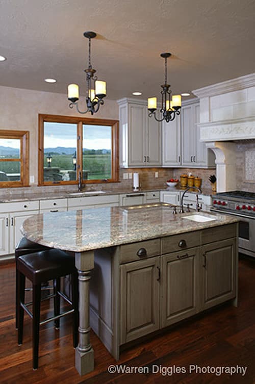 Plan 9510RW: Sunken Family Room and Raised Study - Image #5 - European, Rustic