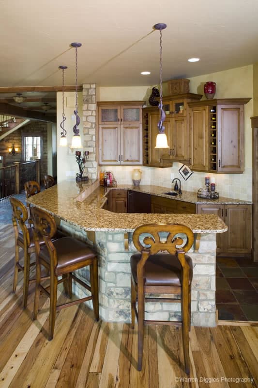 Plan 9520RW: Wrap-Around Rear Decks - Image #11 - Craftsman, European, Mountain, Rustic