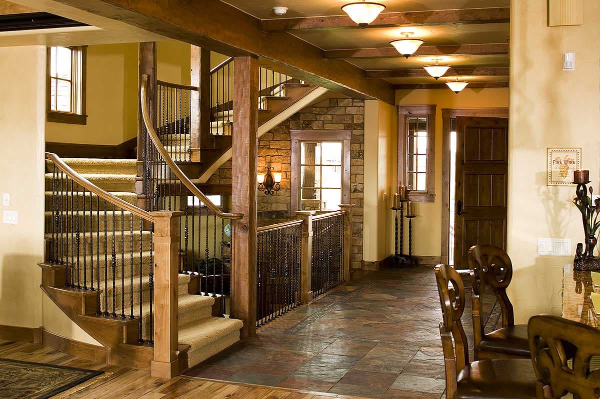 Plan 9520RW: Wrap-Around Rear Decks - Image #4 - Craftsman, European, Mountain, Rustic