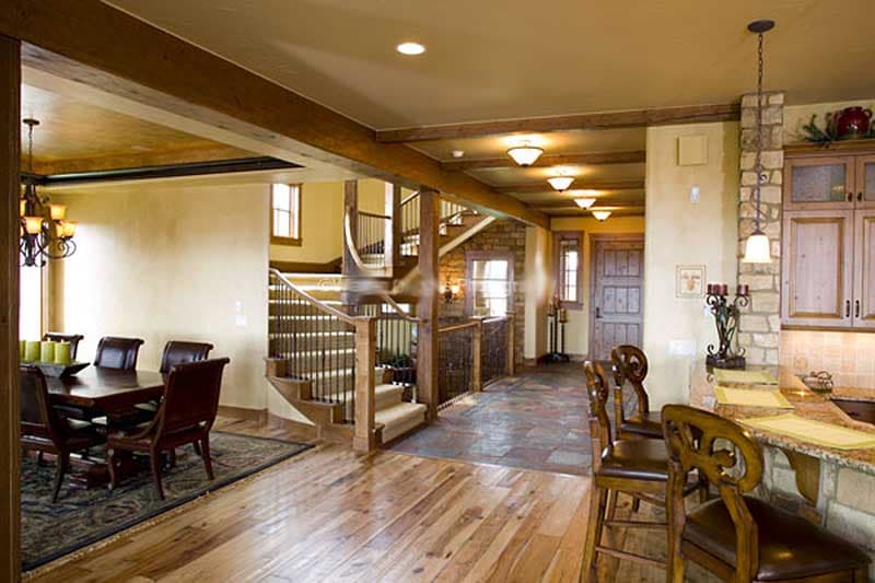 Plan 9520RW: Wrap-Around Rear Decks - Image #7 - Craftsman, European, Mountain, Rustic