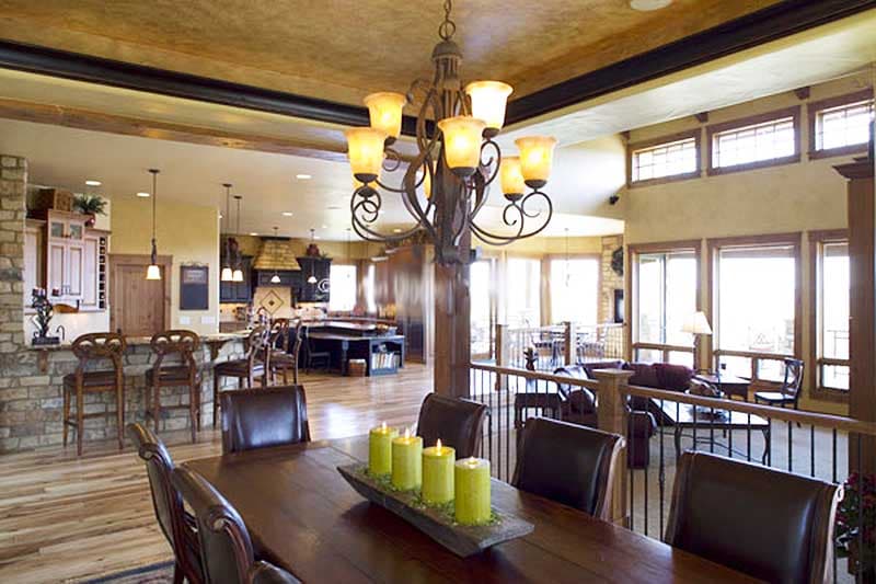 Plan 9520RW: Wrap-Around Rear Decks - Image #10 - Craftsman, European, Mountain, Rustic