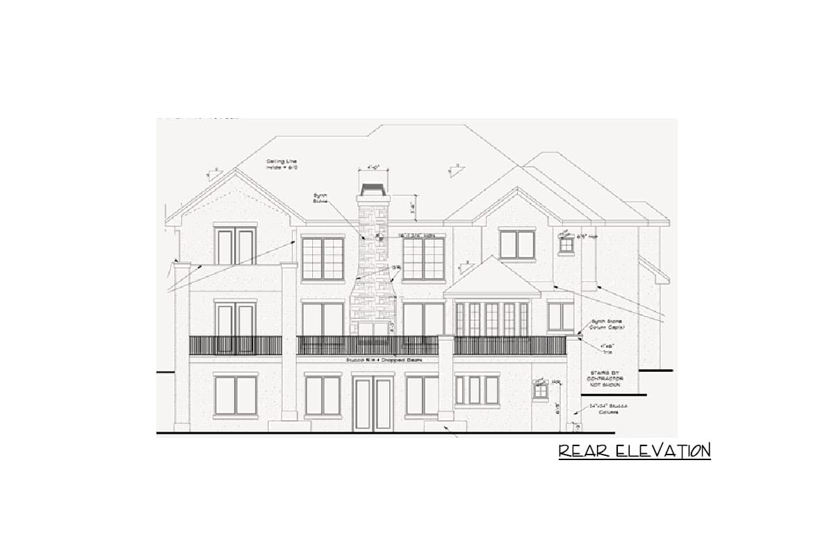 Plan 9521RW: European Home Plan with Balcony Bridge - Image #8 - European, Rustic