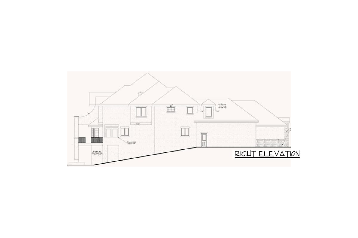 Plan 9521RW: European Home Plan with Balcony Bridge - Image #9 - European, Rustic