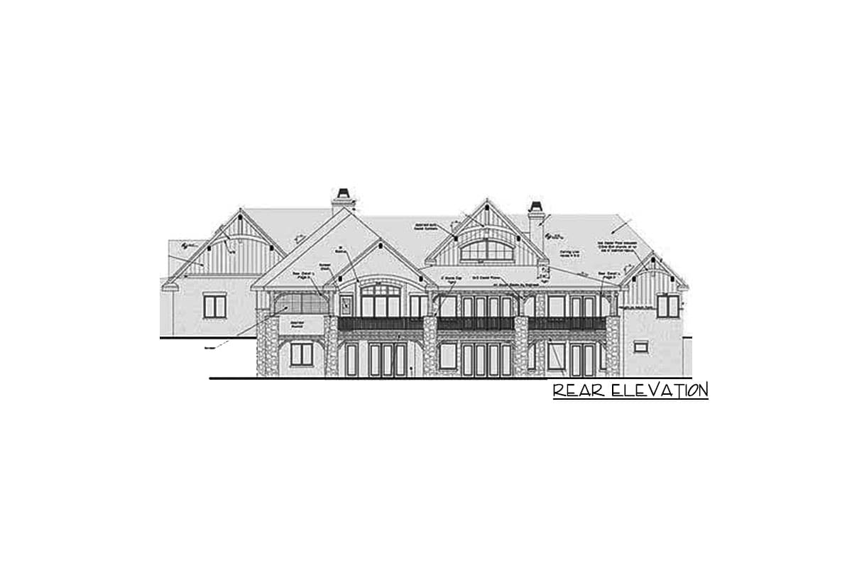 Plan 9522RW: Luxury Lower Level - Image #7 - Craftsman, Mountain, Rustic