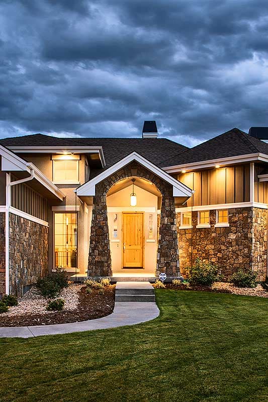 Plan 9525RW: 4-Bed Mountain Craftsman House Plan - Image #4 - Craftsman, Mountain, New American, Northwest, Rustic