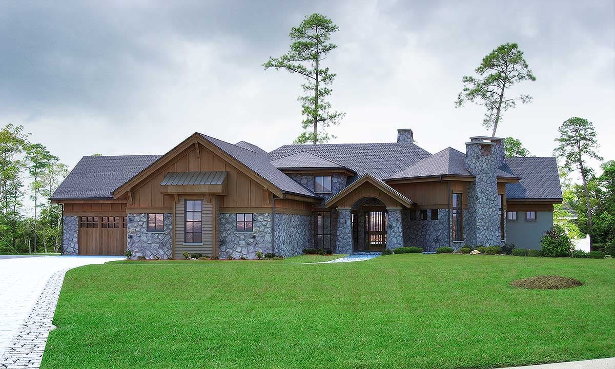 Plan 9525RW: 4-Bed Mountain Craftsman House Plan - Image #18 - Craftsman, Mountain, New American, Northwest, Rustic