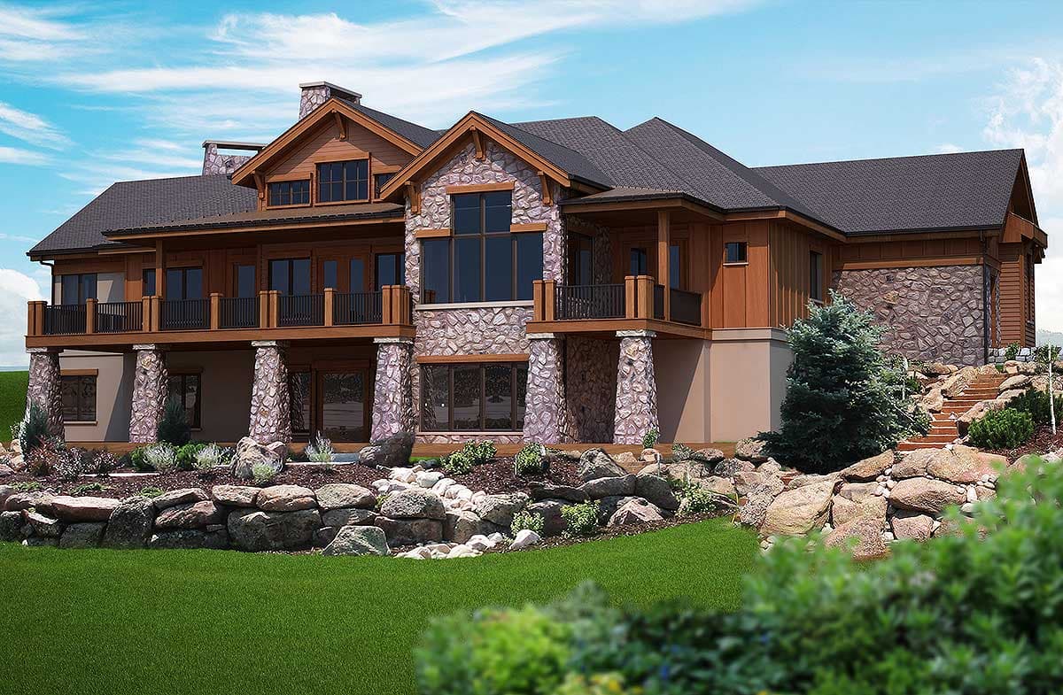 Plan 9525RW: 4-Bed Mountain Craftsman House Plan - Image #19 - Craftsman, Mountain, New American, Northwest, Rustic