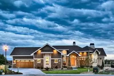 4-Bed Mountain Craftsman House Plan