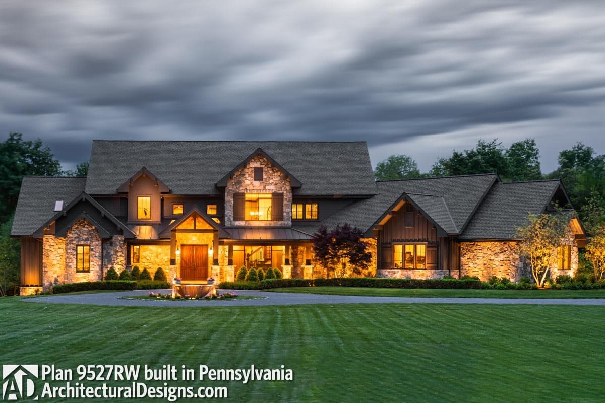 build gallery item - Craftsman House Plan 9527RW Comes to Life in Pennsylvania