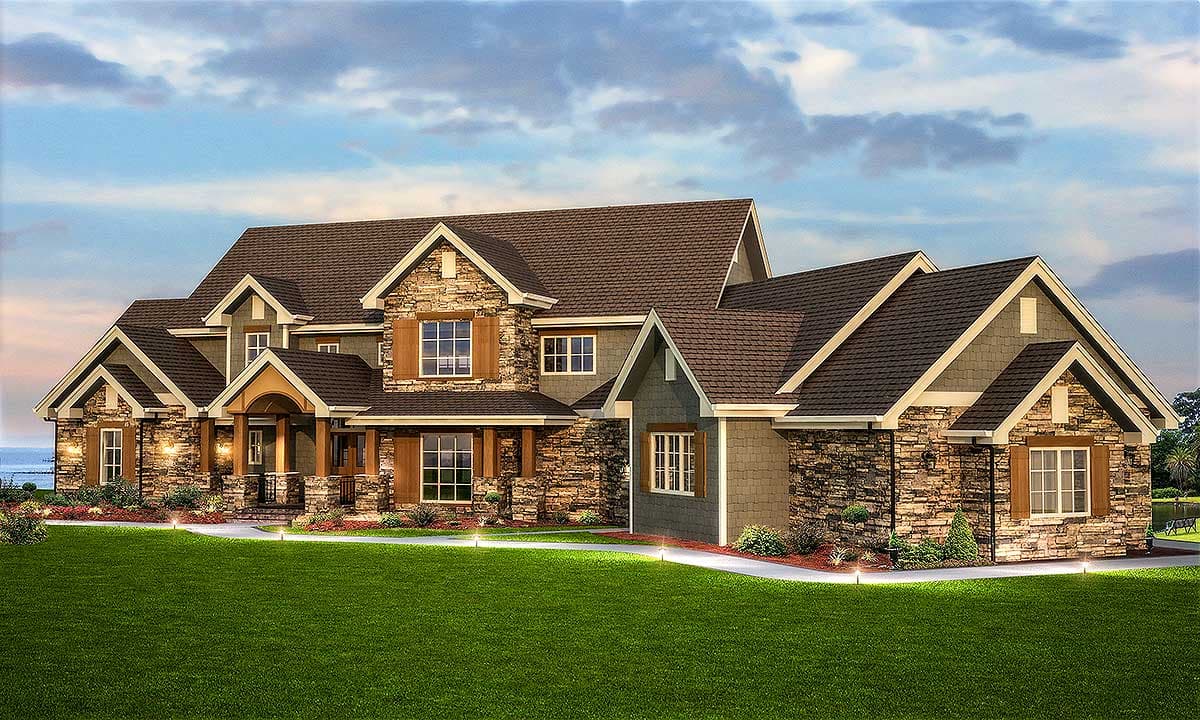 Plan 9527RW: Spacious Craftsman Home Plan - Image #44 - Cottage, Country, Craftsman, Mountain, New American, Northwest, Rustic, Traditional