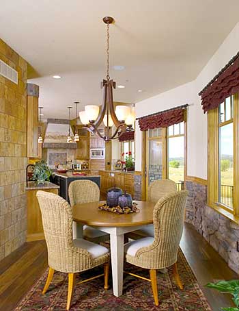Plan 9531RW: Sweeping Rear Deck with Barrel Roof - Image #15 - Craftsman, Mountain, Rustic