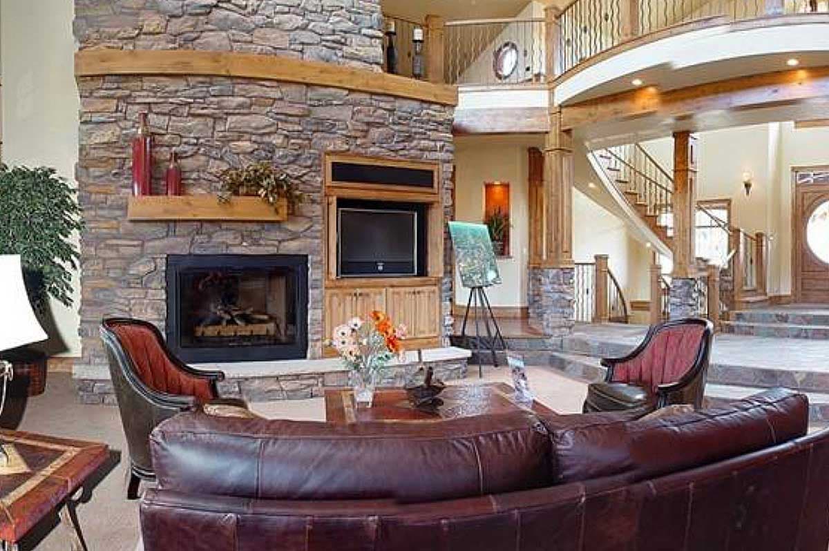 Plan 9531RW: Sweeping Rear Deck with Barrel Roof - Image #12 - Craftsman, Mountain, Rustic