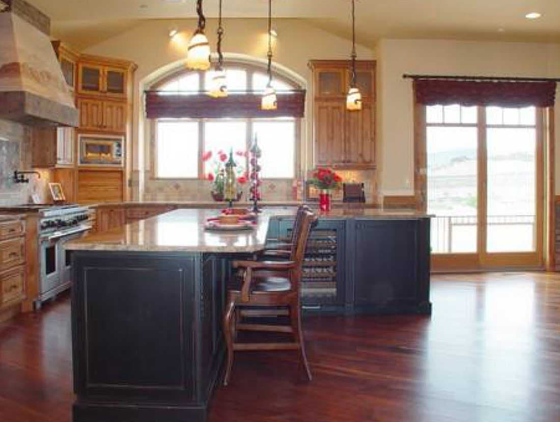Plan 9531RW: Sweeping Rear Deck with Barrel Roof - Image #13 - Craftsman, Mountain, Rustic