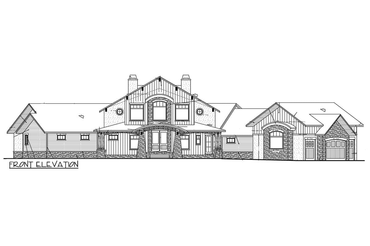 Plan 9536RW: Mountain Majesty - Image #23 - Craftsman, Mountain, Rustic