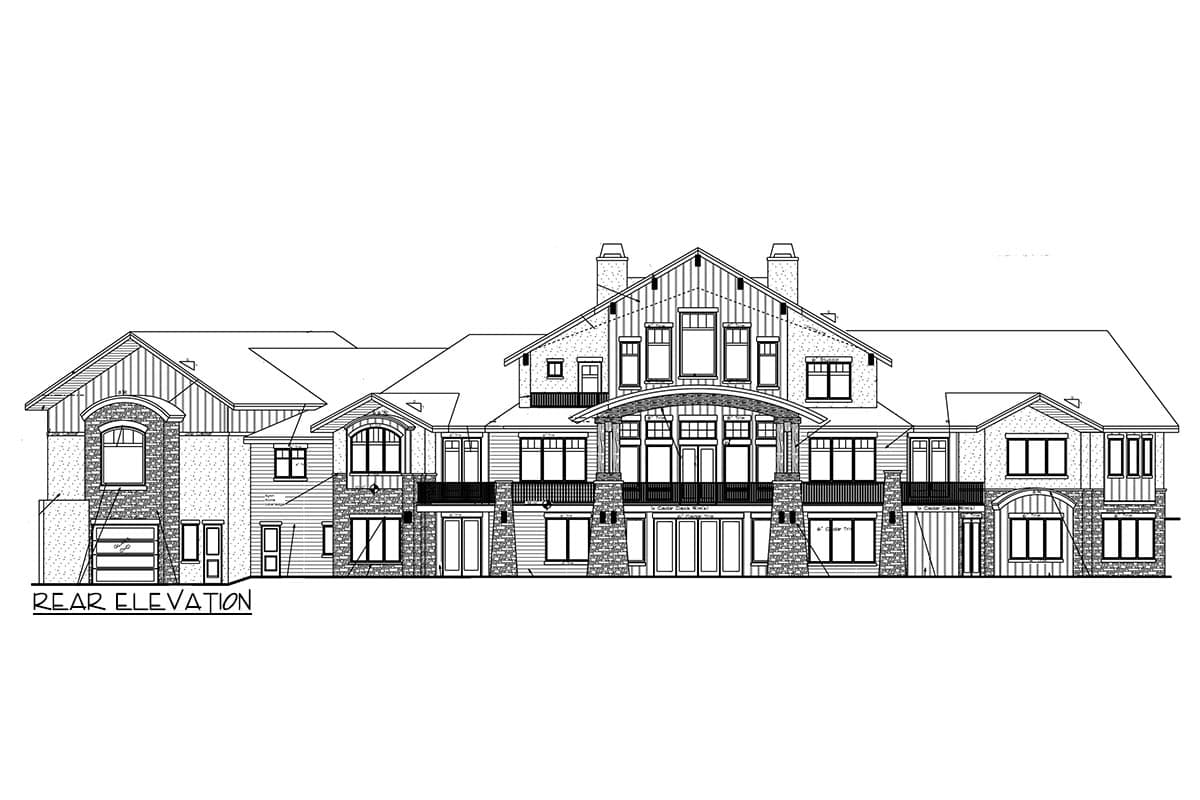Plan 9536RW: Mountain Majesty - Image #24 - Craftsman, Mountain, Rustic