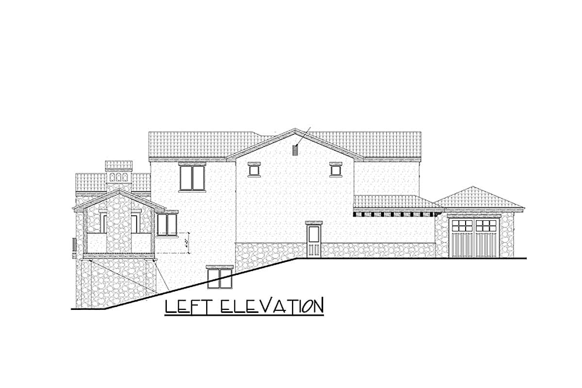 Plan 9538RW: Tuscan Villa with Views - Image #12 - European, Mountain, Rustic, Tuscan