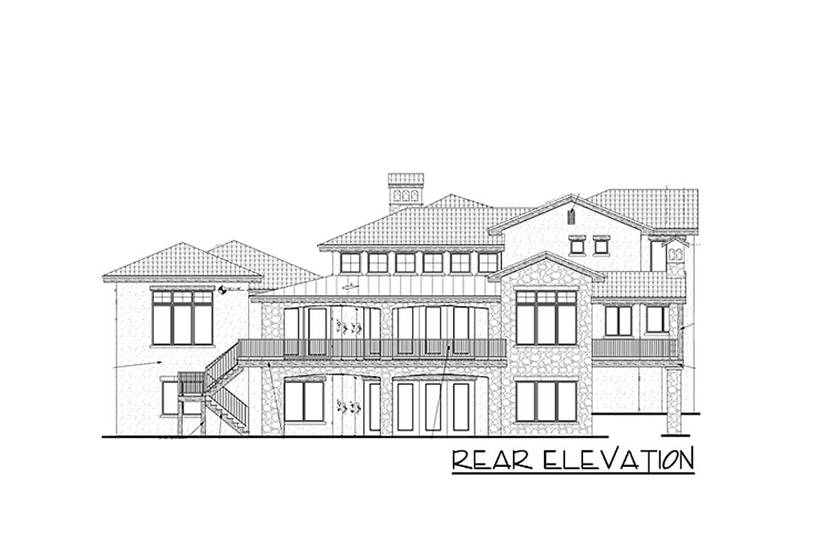 Plan 9538RW: Tuscan Villa with Views - Image #13 - European, Mountain, Rustic, Tuscan