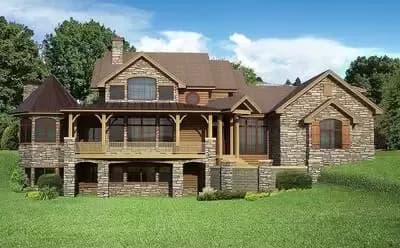 Panoramic Wrap-around Porch