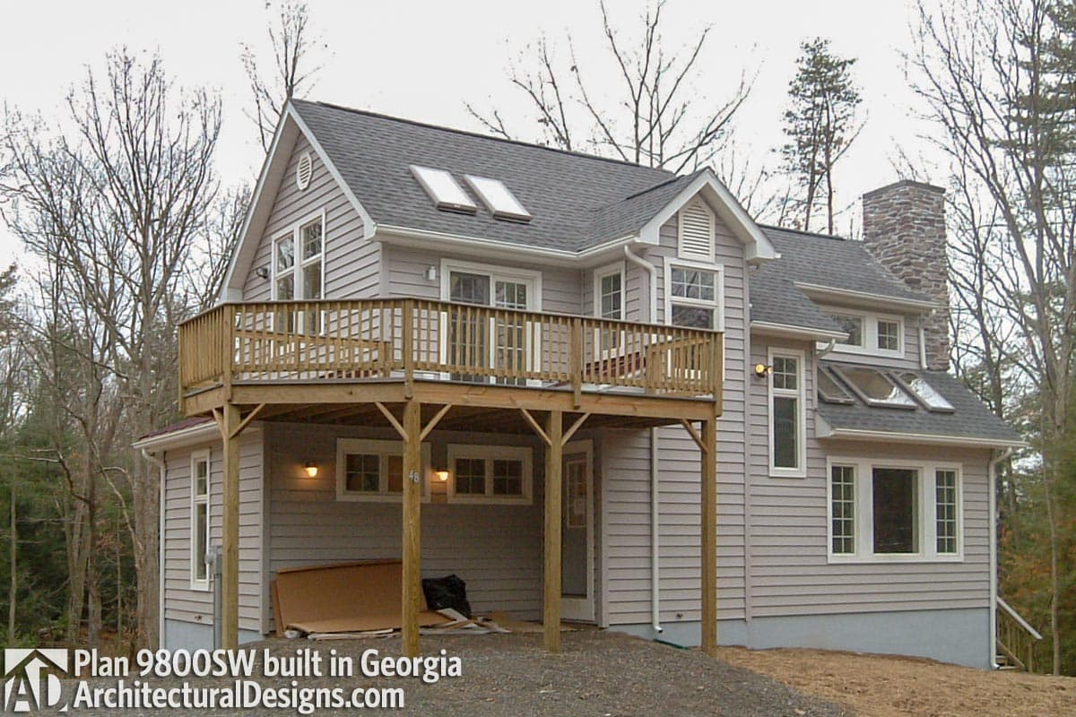build gallery item - House Plan 9800SW comes to life in Georgia