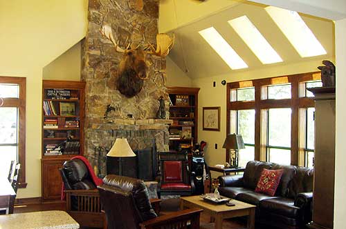 Plan 9800SW: Cottage with Rear Views - Image #8 - Cabin, Cottage, Mountain, Rustic, Vacation