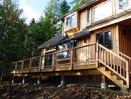 Plan 9800SW: Cottage with Rear Views - Image #5 - Cabin, Cottage, Mountain, Rustic, Vacation