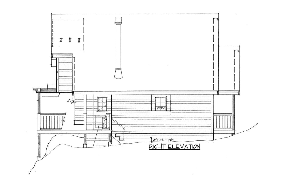 Plan 9801SW: Designed to Capture Views - Image #9 - Cabin, Cottage, Country, Mountain, Rustic, Vacation