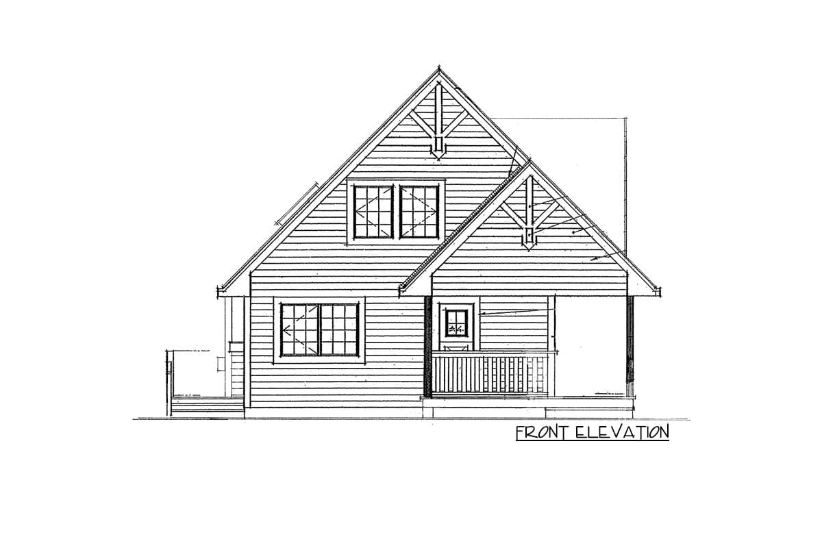 Plan 9812SW: Ultimate Retreat - Image #15 - Cabin, Cottage, Mountain, Northwest, Rustic, Vacation