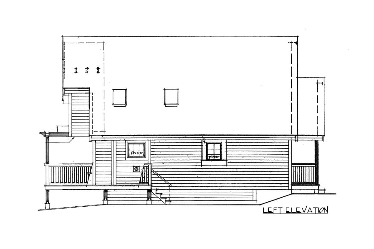 Plan 9812SW: Ultimate Retreat - Image #16 - Cabin, Cottage, Mountain, Northwest, Rustic, Vacation