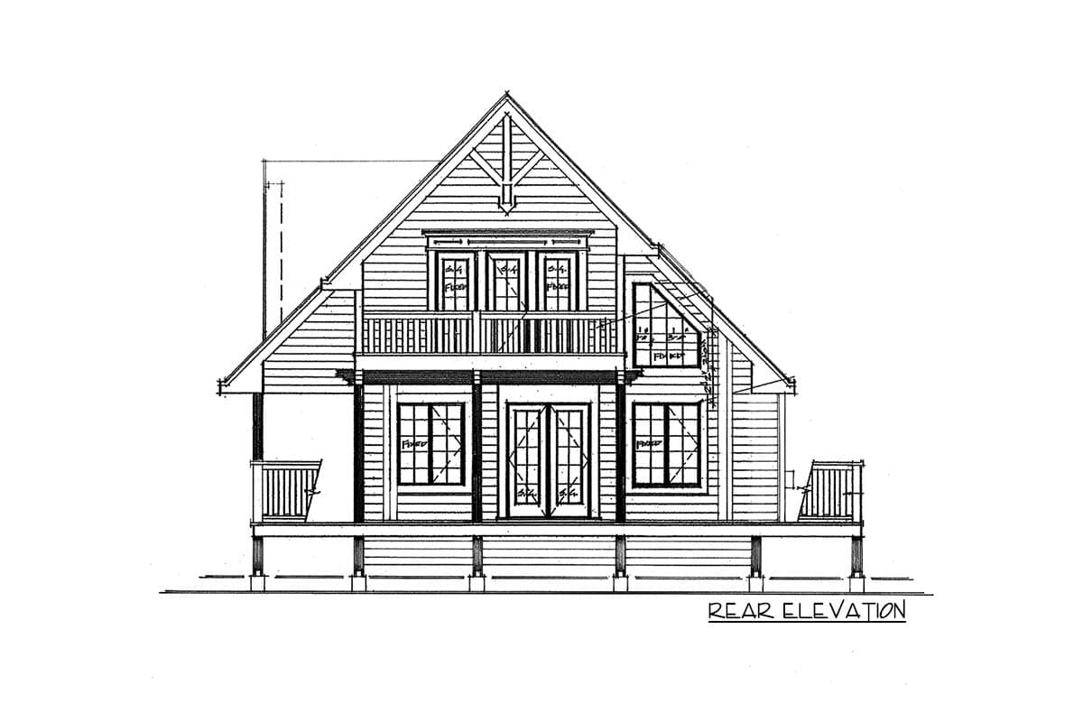 Plan 9812SW: Ultimate Retreat - Image #17 - Cabin, Cottage, Mountain, Northwest, Rustic, Vacation