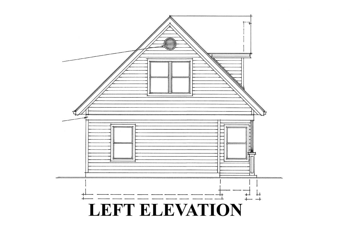 Plan 9816SW: Garage with Workshop and Loft - Image #5 - Traditional