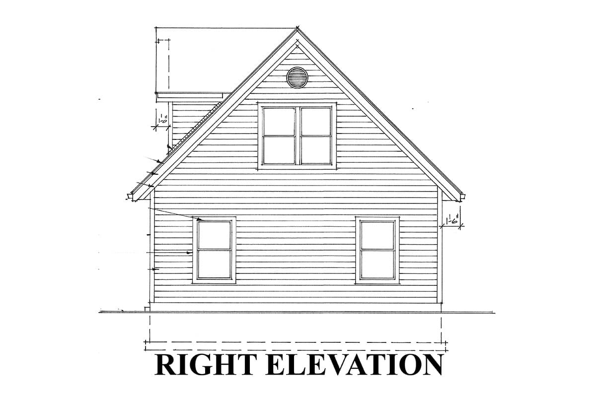 Plan 9816SW: Garage with Workshop and Loft - Image #7 - Traditional