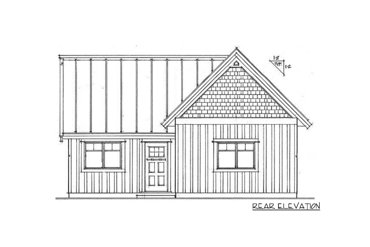 Plan 9822SW: Rustic RV Garage with Workshop - Image #6 - Rustic, Traditional