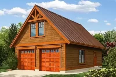 Shingle-Style Garage