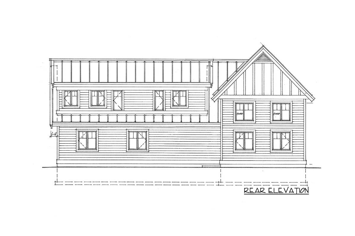 Plan 9839SW: RV Garage Apartment with Guest Bed - Image #4 - Carriage, Craftsman