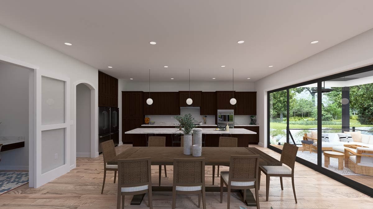 Plan 61745UT: Multi-Generational Traditional House Plan with 4122 Sq Ft and 3-Car Garage - Image #17 - New American, Ranch, Traditional