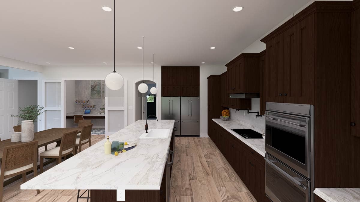 Plan 61745UT: Multi-Generational Traditional House Plan with 4122 Sq Ft and 3-Car Garage - Image #20 - New American, Ranch, Traditional