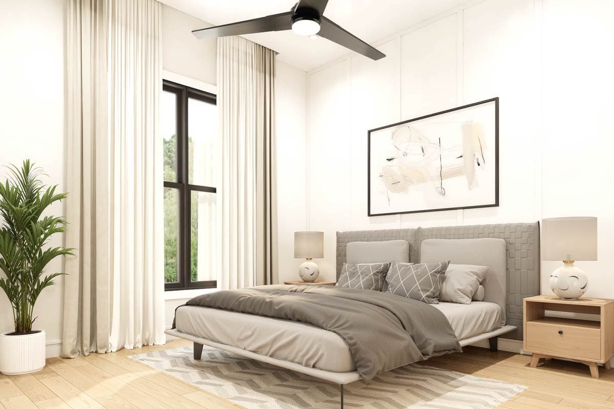 Plan 420189WNT: 3-Bedroom Barndominium House Plan with Vaulted Ceilings and RV Garage - Image #8 - Barndominium, Contemporary