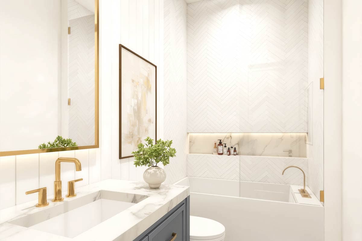 Plan 420189WNT: 3-Bedroom Barndominium House Plan with Vaulted Ceilings and RV Garage - Image #12 - Barndominium, Contemporary