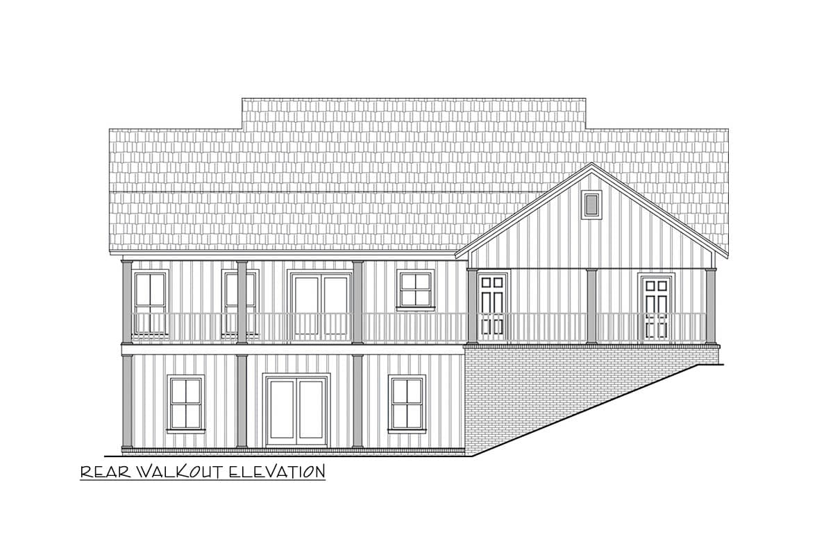 Plan 51375MM: Modern Farmhouse Ranch Plan with 3 Bedrooms and Carport - Image #3 - Craftsman, Modern Farmhouse, Ranch