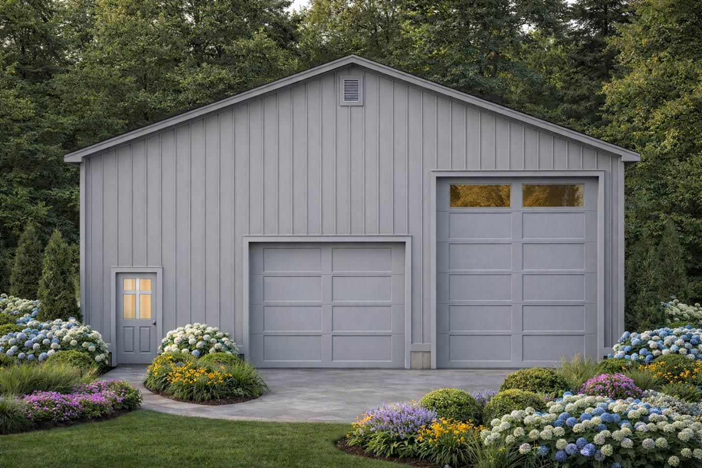 Plan 849071PGE: Farmhouse Garage Plan with RV Garage and Loft Living - Image #3 - Craftsman, Farmhouse