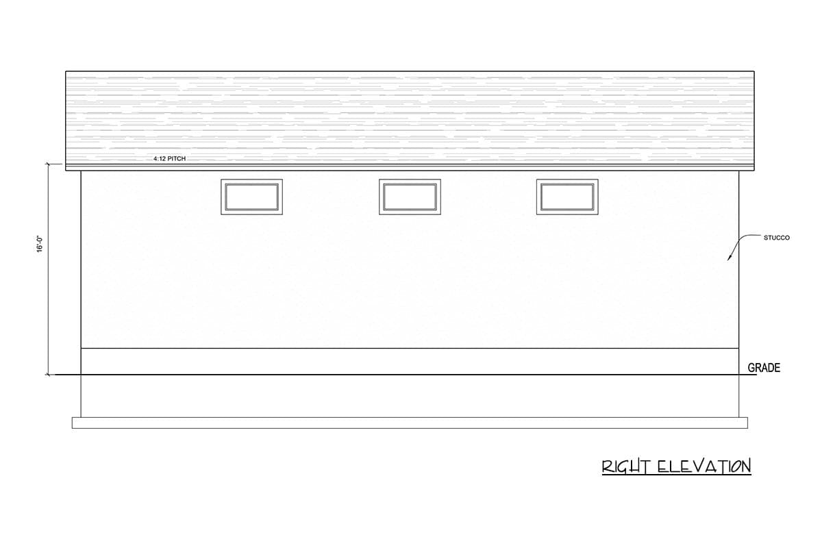 Plan 849071PGE: Farmhouse Garage Plan with RV Garage and Loft Living - Image #7 - Craftsman, Farmhouse