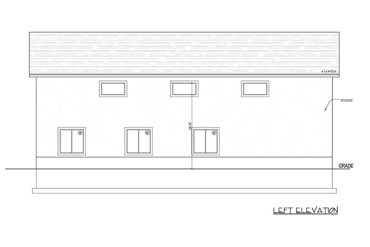 Plan 849071PGE: Farmhouse Garage Plan with RV Garage and Loft Living - Image #5 - Craftsman, Farmhouse