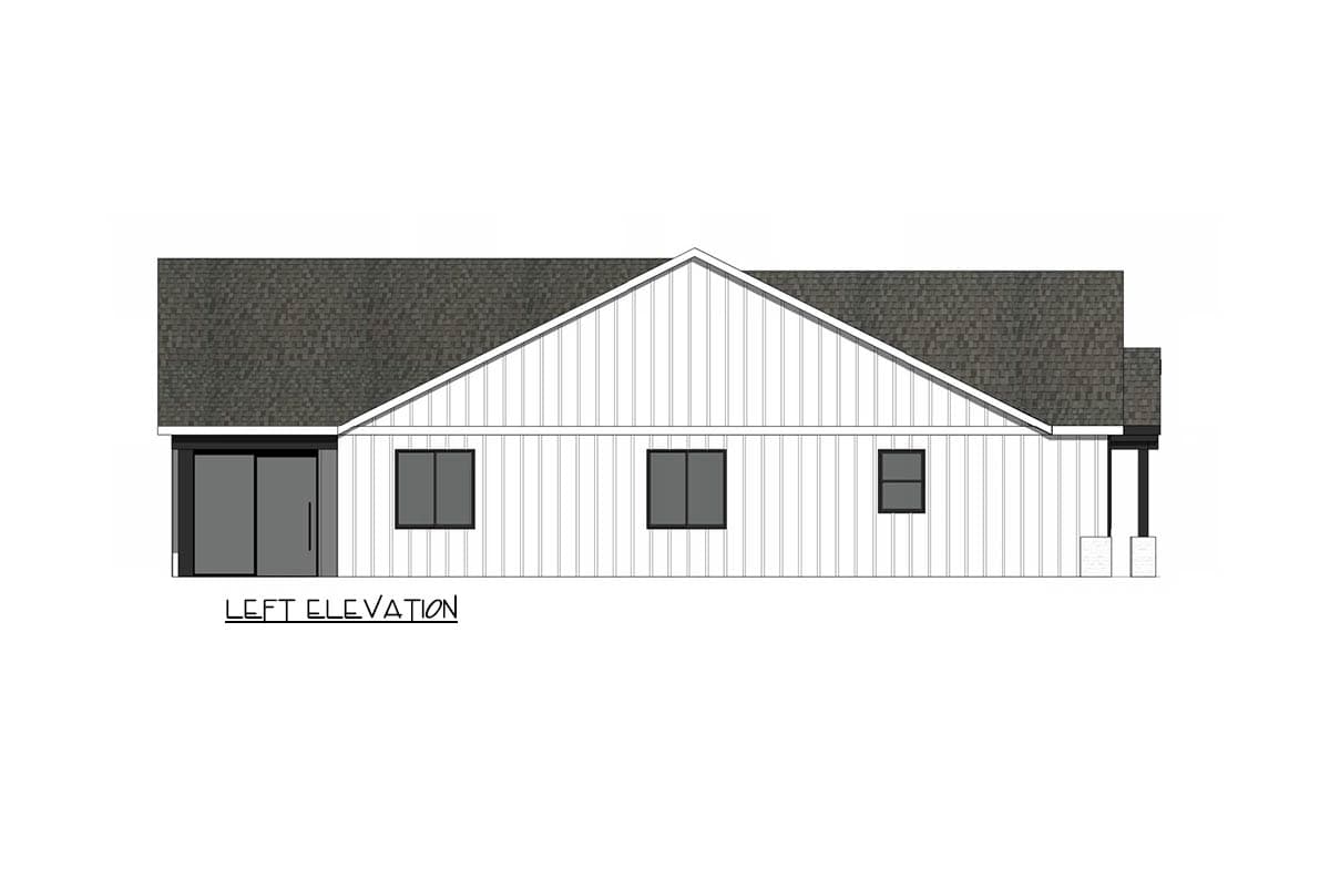 Plan 420190WNT: Expandable Contemporary Mountain House Plan with Stunning Timber Porch Under 1800 Sq Ft - Image #4 - Craftsman, Mountain