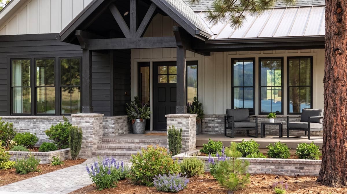 Plan 420190WNT: Expandable Contemporary Mountain House Plan with Stunning Timber Porch Under 1800 Sq Ft - Image #2 - Craftsman, Mountain